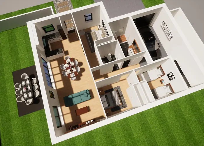 Сasa de vacaciones L'évasion Colorée - Maison Vive Et Moderne *